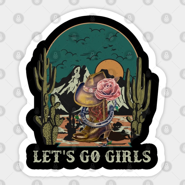 Birthday Gifts Let's Go Girls Women My Favorite Sticker by DesignDRart